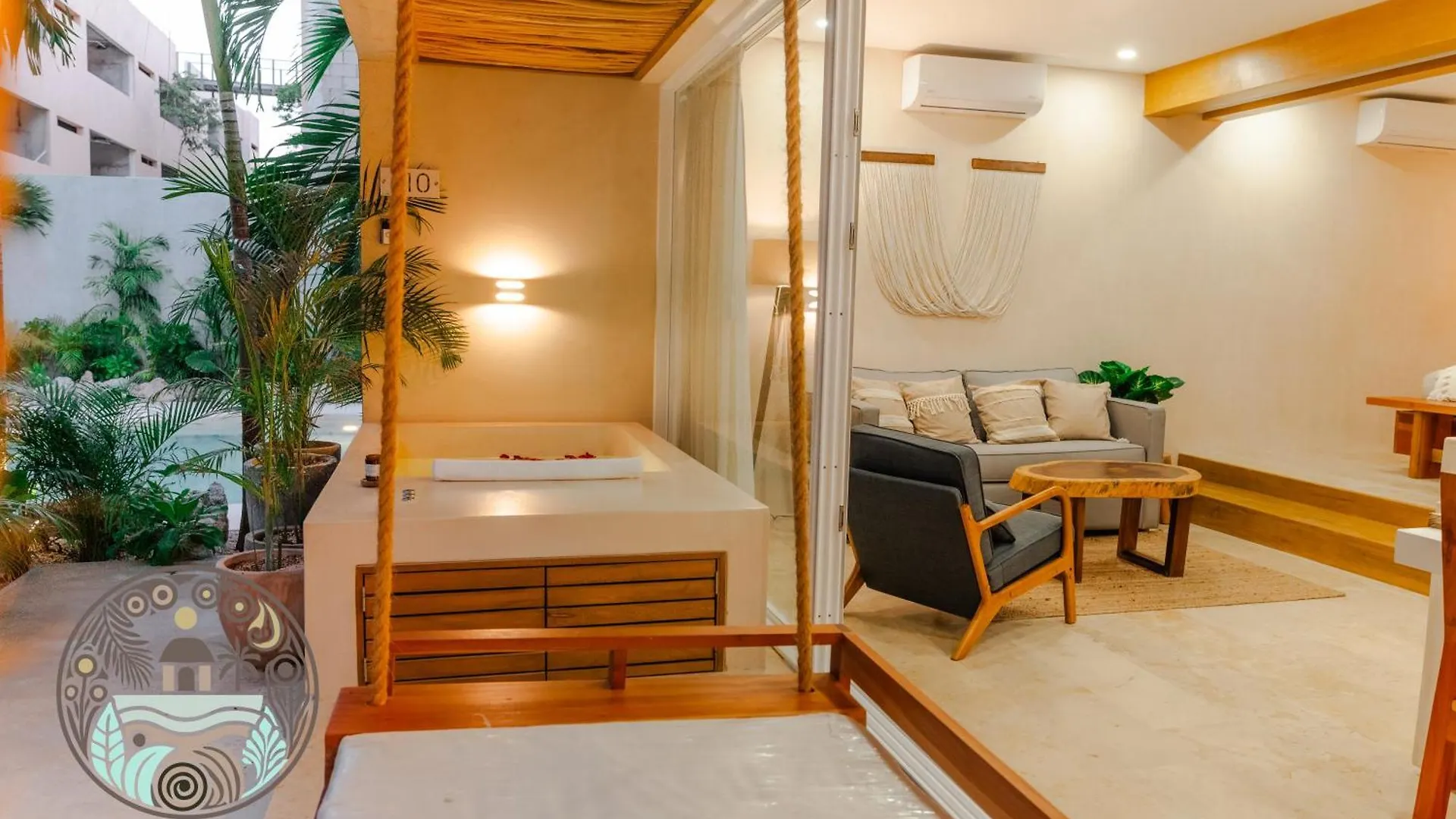 Apartmán New Sanctuary With A Jacuzzi And Private Tub In The Jungle Tulum 0*,  Mexiko